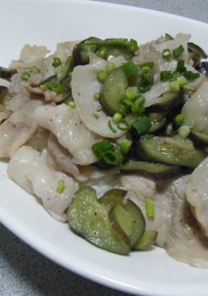 なすの豚バラ丼-レシピのメイン写真