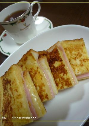 フレンチトーストinサンドウィッチ-レシピのメイン写真