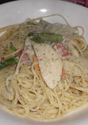 タケノコ☆バジルクリームパスタ-レシピのメイン写真