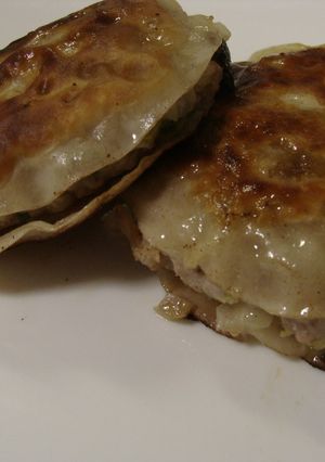 ザーサイのハンバーグ餃子-レシピのメイン写真
