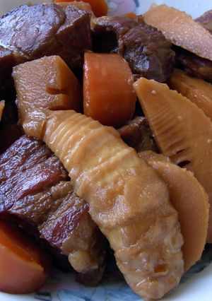 たけのこと豚バラ肉の煮込み-レシピのメイン写真