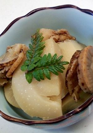 たけのことホタテの煮物-レシピのメイン写真