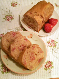 春色★いちごのパウンドケーキ-レシピのメイン写真