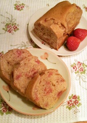 春色★いちごのパウンドケーキ-レシピのメイン写真