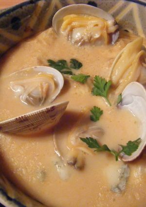 あさりの豆乳味噌チーズ雑炊-レシピのメイン写真