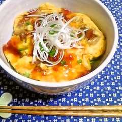รูปของ スイートチリ＆焼き鳥のタレで豚バラ丼♪