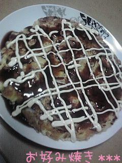 お豆腐でお好み焼き(^ω^)-レシピのメイン写真