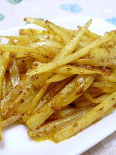 うどのカレー炒め-レシピのメイン写真