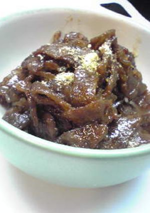 白ご飯にぴったり！牛肉の甘辛しぐれ煮-レシピのメイン写真