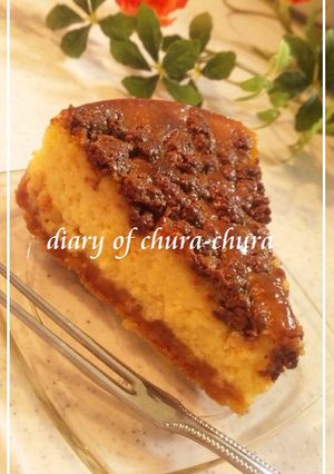 ★ホワイトチョコでベイクドチーズケーキ★-レシピのメイン写真