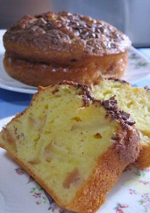 ノンオイルで簡単♪林檎ヨーグルトケーキ♡-レシピのメイン写真