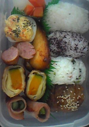 細切れ肉でも☆お弁当肉巻きおにぎり☆-レシピのメイン写真