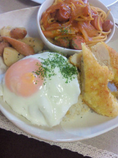 ガーリックライス半熟目玉焼き乗せ-レシピのメイン写真
