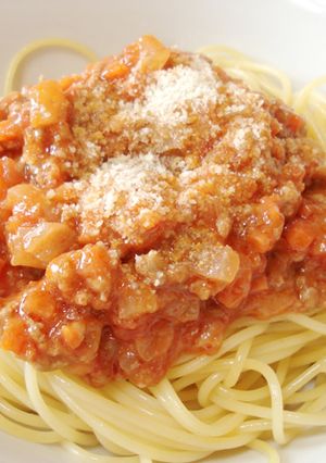 懐かしの味★給食のミートソース・スパ-レシピのメイン写真