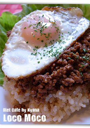 ♥洋風そぼろでロコモコ丼♥-レシピのメイン写真