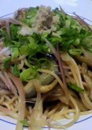 超和風！なす＆みょうがのパスタ♪-レシピのメイン写真