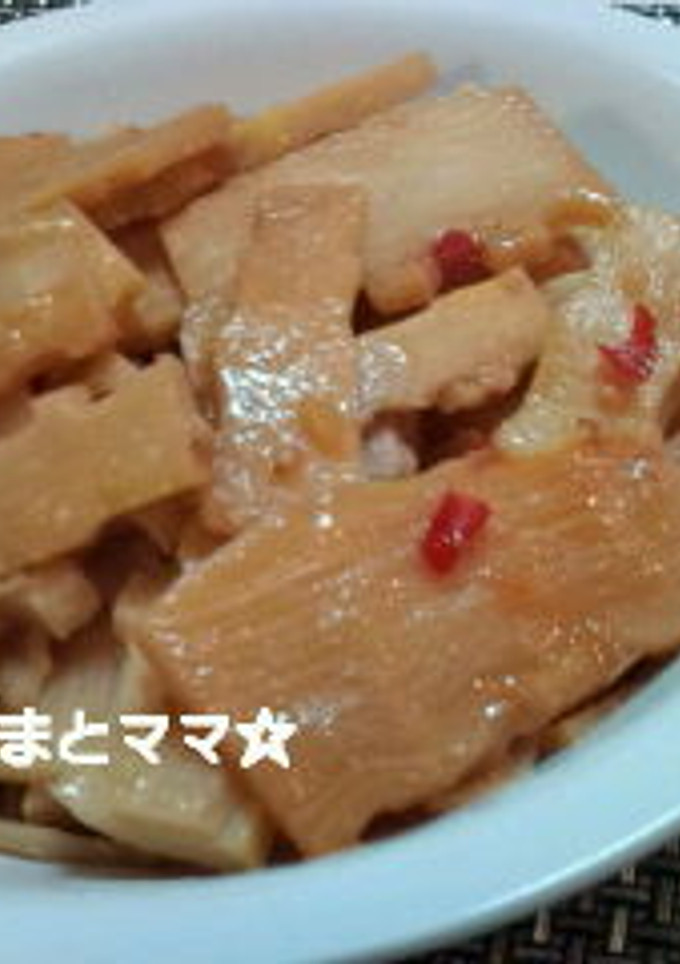 新筍のメンマ風ピリ辛炒め-レシピのメイン写真