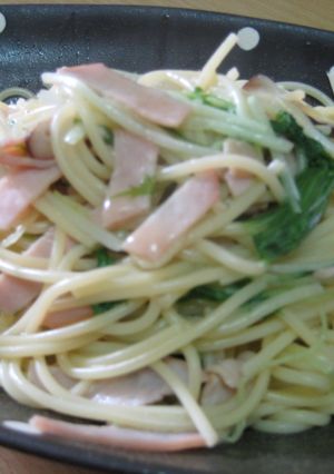 ささっと美味しい！水菜のパスタ-レシピのメイン写真