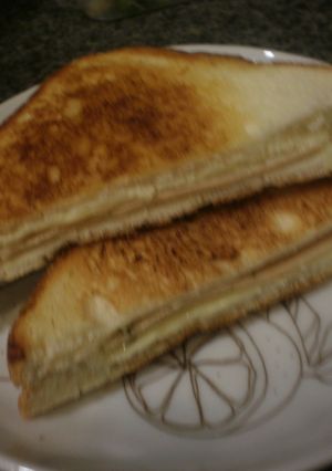 忙しい朝に！フライパンで，ホットサンド！-レシピのメイン写真