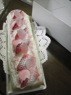 桜ロールケーキ-レシピのメイン写真