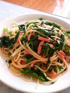 キャベツと小松菜の和風ペペロンチーノ-レシピのメイン写真