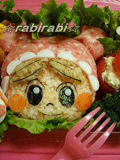 【キャラ弁あかちゃんまん】可愛いお弁当-レシピのメイン写真