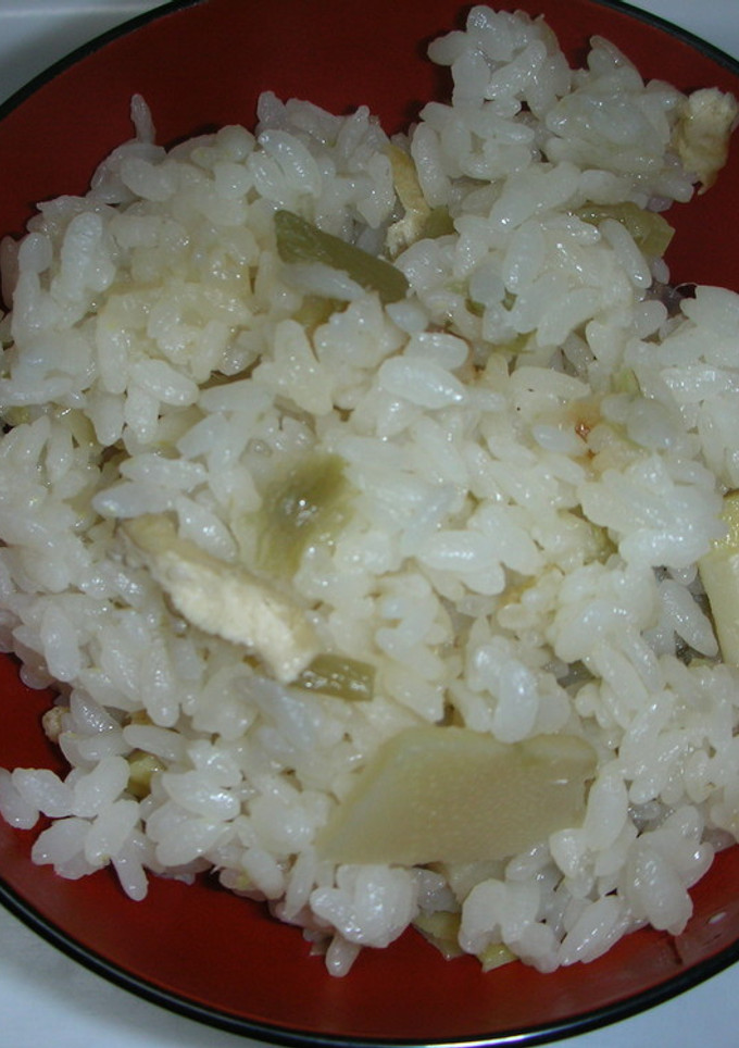 今が旬！蕗とたけのこの炊き込みご飯-レシピのメイン写真