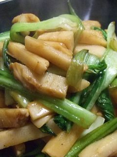 チンゲン菜とタケノコの香り炒め-レシピのメイン写真