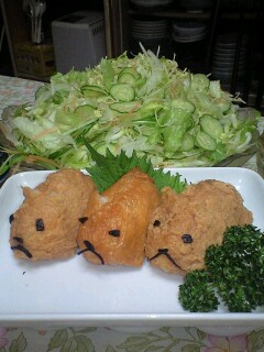カピバラさんいなり寿司-レシピのメイン写真