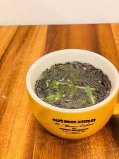潮風香る豆苗スープ-レシピのメイン写真