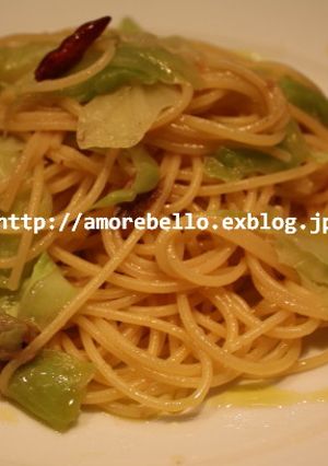 キャベツとアンチョビのスパゲッティー-レシピのメイン写真