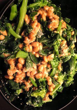 菜の花の納豆和え-レシピのメイン写真