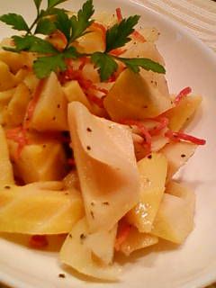 元祖食品サンプル　たけのこのガーリック炒め 78e9fe4ee31ba3f0c31195c97bf873