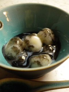 黒ごま好きの豆腐白玉-レシピのメイン写真