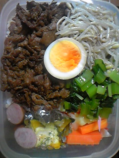 簡単☆ビビンバ弁当-レシピのメイン写真