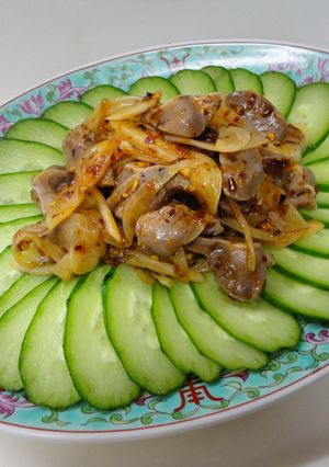 砂肝と新玉ねぎの食べるラー油和え☆-レシピのメイン写真