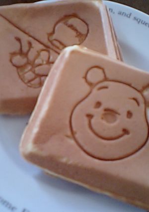 ぷーさんホットサンドでホットケーキ-レシピのメイン写真