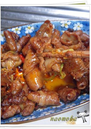 食べるラー油で♪こてっちゃん風もつ炒め♡-レシピのメイン写真