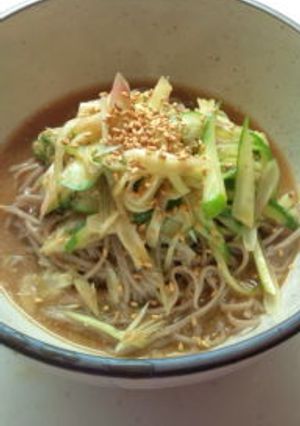 薬味たっぷり☆冷や汁風☆蕎麦-レシピのメイン写真
