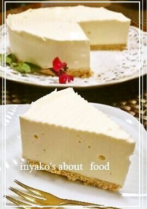 簡単レアチーズケーキ-レシピのメイン写真