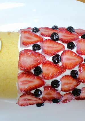 こいのぼりロールケーキ２０１０-レシピのメイン写真