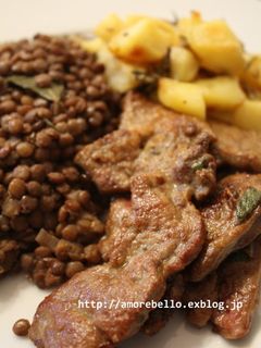 トスカーナ料理 レンズ豆の煮込み-レシピのメイン写真