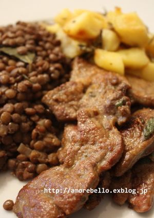 トスカーナ料理 レンズ豆の煮込み-レシピのメイン写真