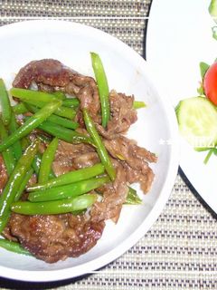 牛肉とインゲン炒め-レシピのメイン写真