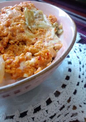 絶対旨〜い!キムチ卵マヨネーズ丼♪-レシピのメイン写真