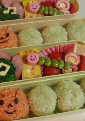 あおむし君弁当-レシピのメイン写真