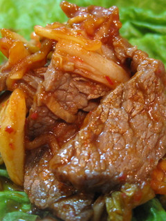 焼肉のタレで♪ 牛肉キムチ炒め-レシピのメイン写真