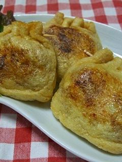 おいなりさんde焼きカレー♪-レシピのメイン写真