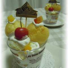 รูปของ ♥プチシューdeミニパフェ♡