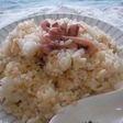 いかの塩辛ガーリックバター醤油チャーハン